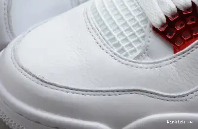 METALLIC JORDAN 4 RETRO AIR RED 0619